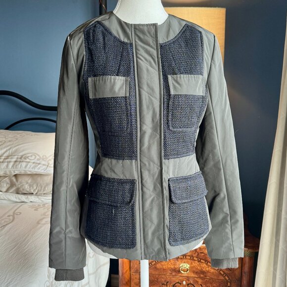 Alexander Wang Jackets & Blazers - Alexander Wang Boucle Grey Winter Jacket